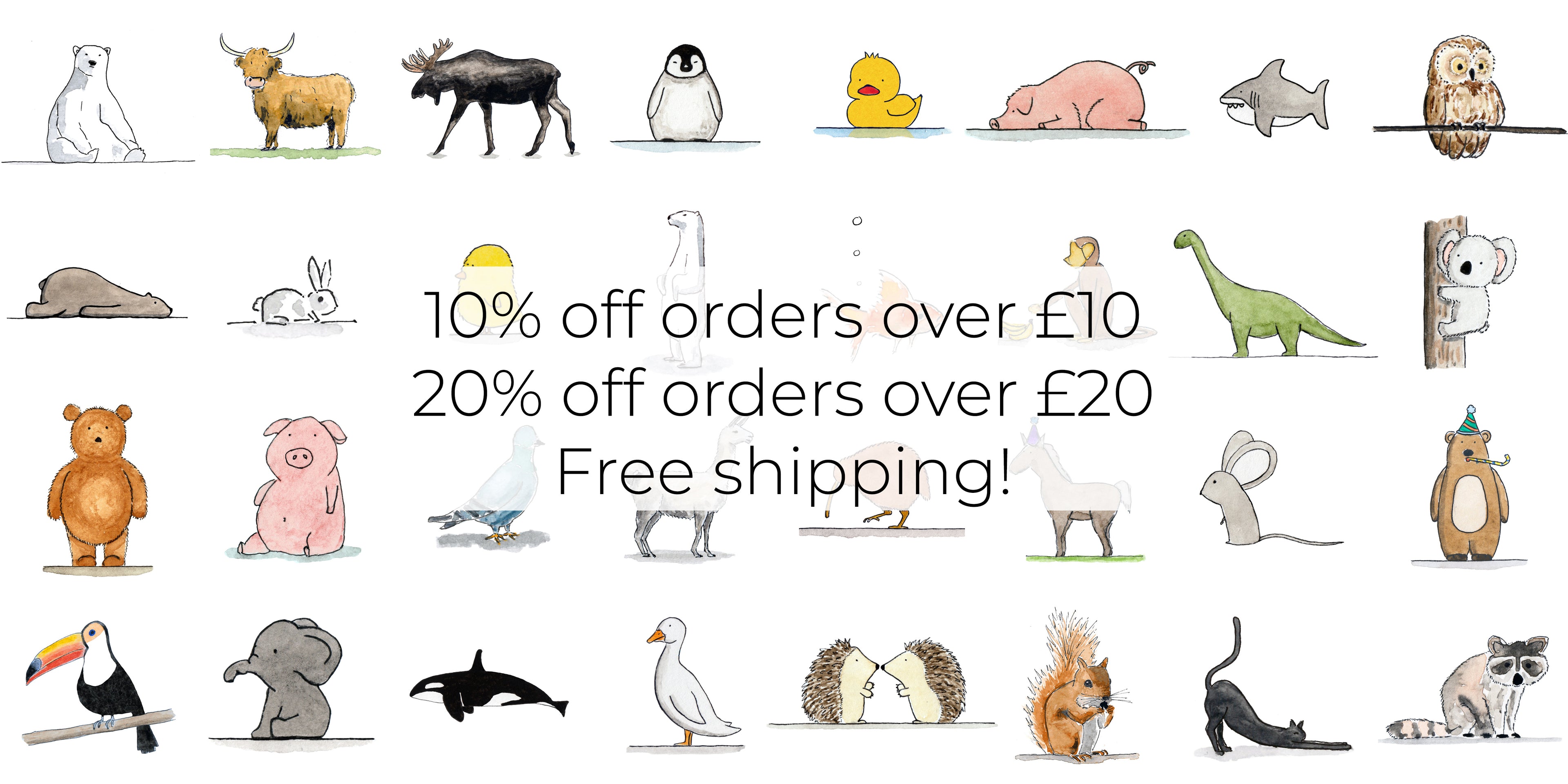 Animal Birthday Cards UK