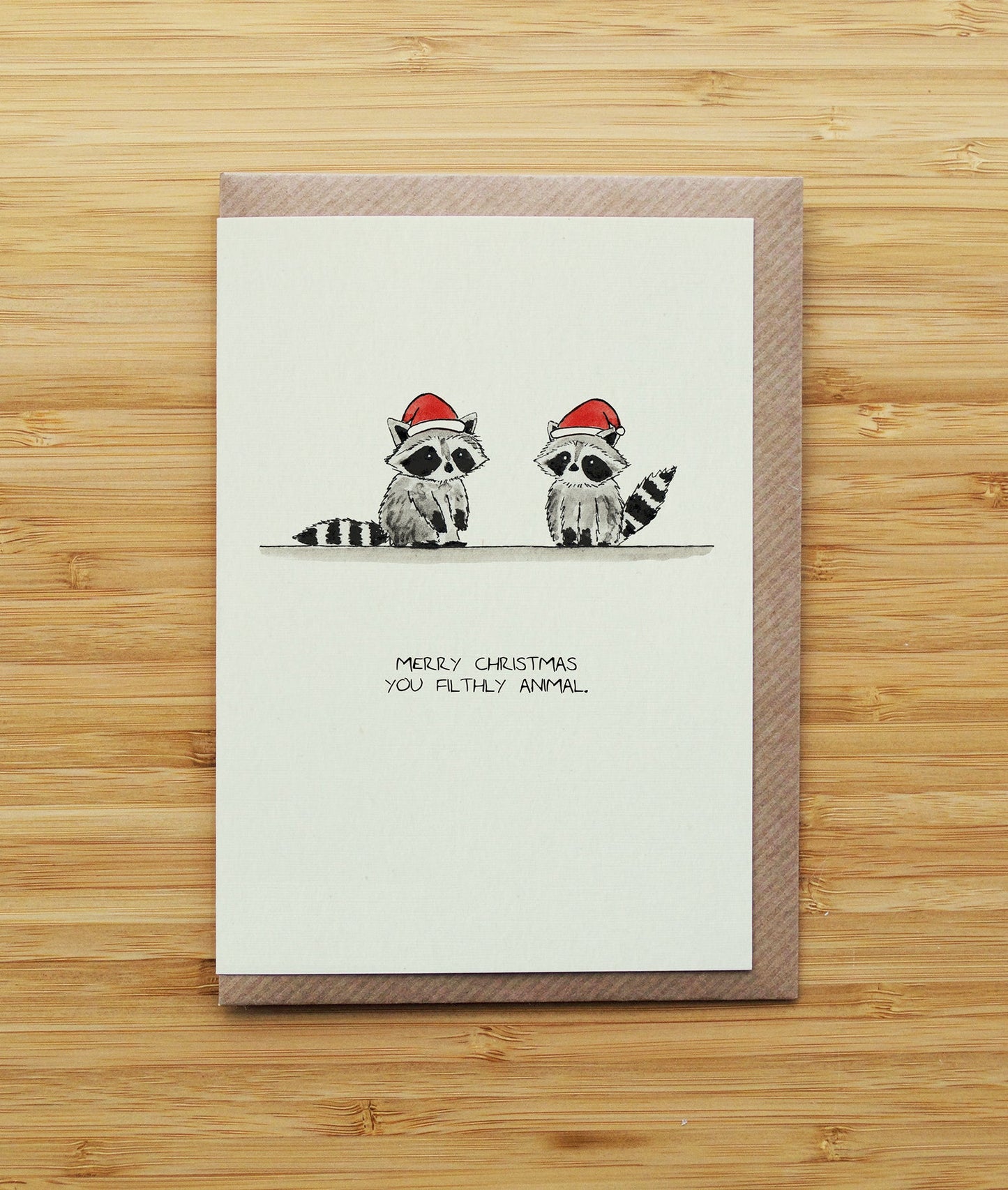 Raccoons Christmas