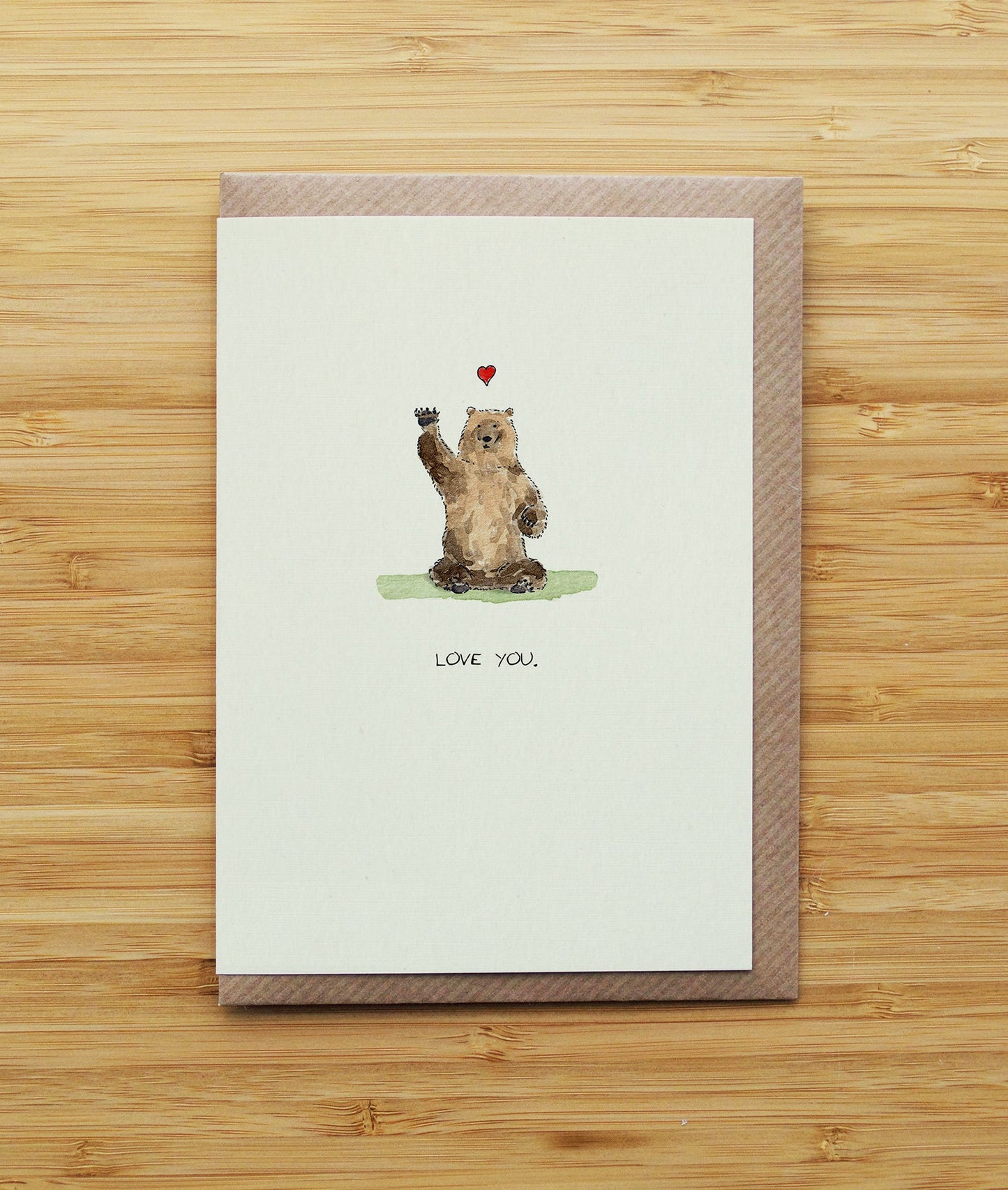 Love Waving Bear
