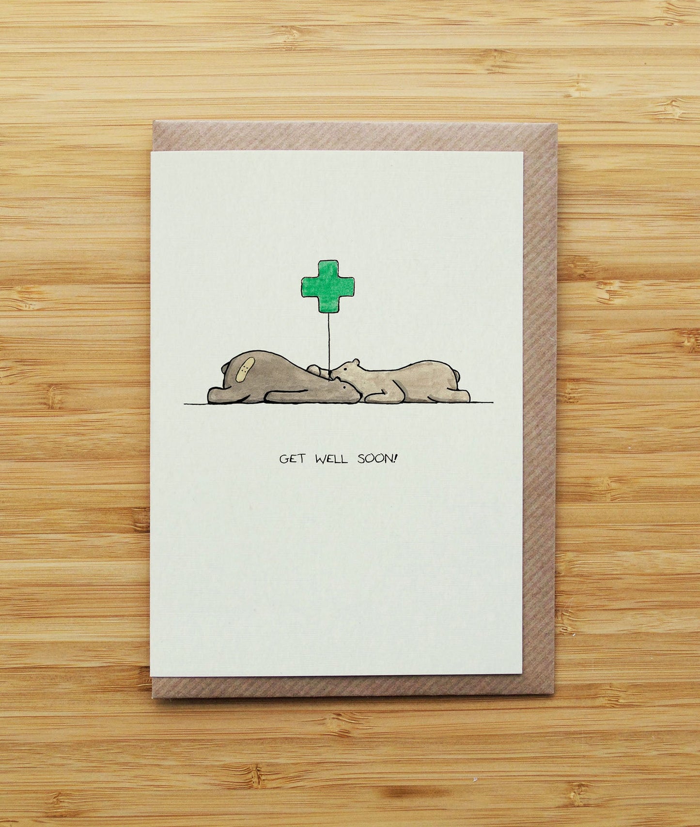 Get Well Soon Bear Couple