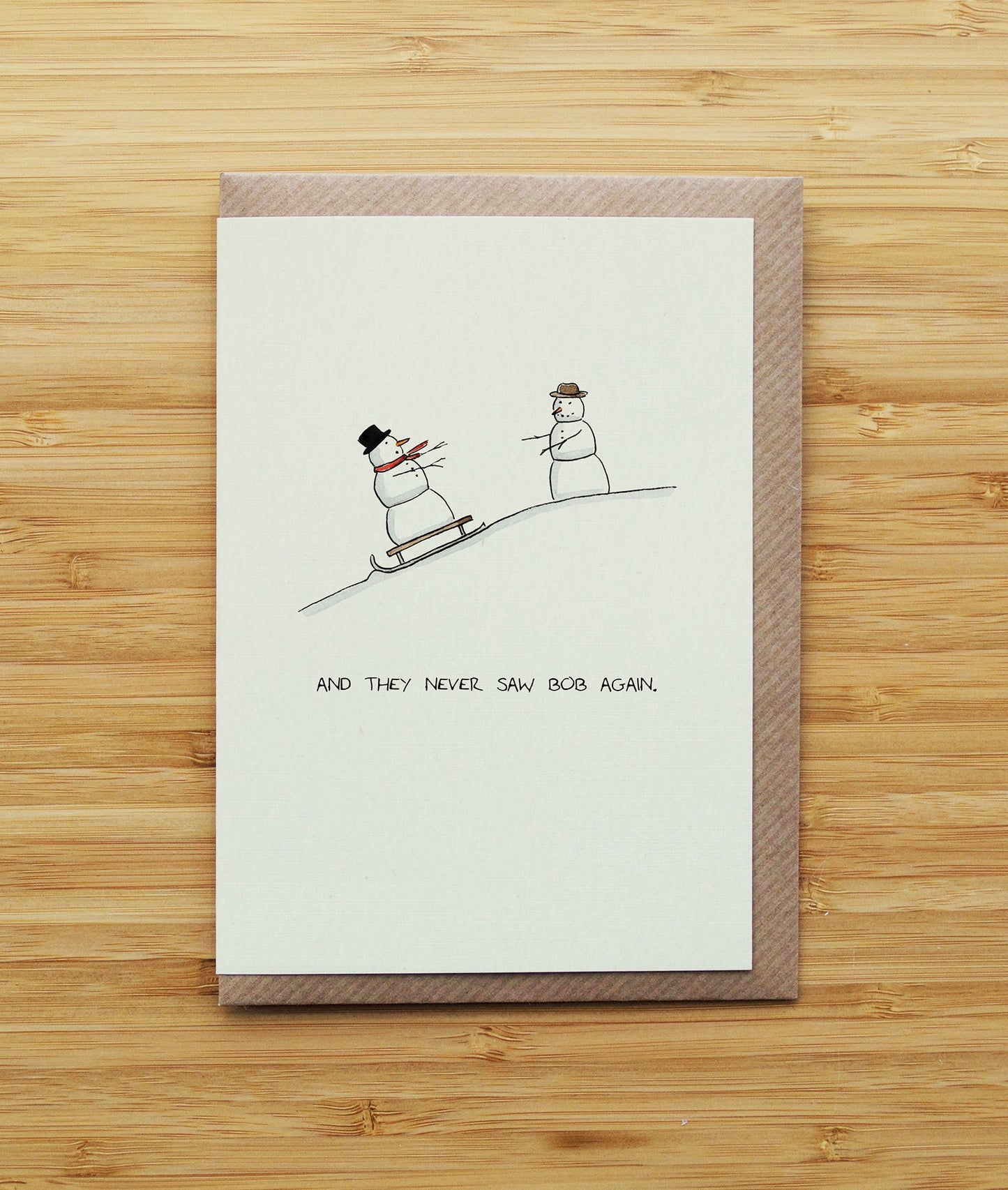 Snowman Sledge