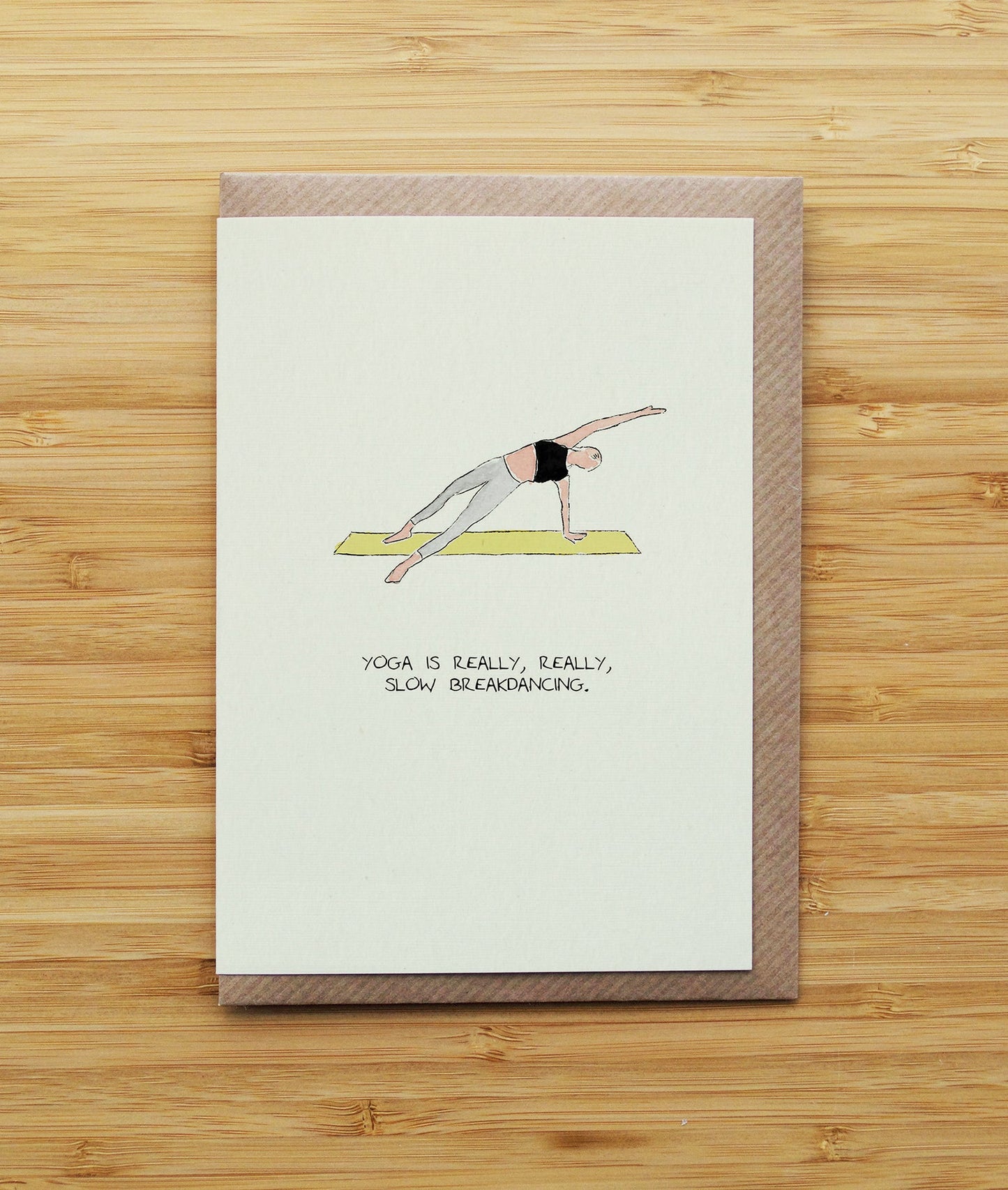 Yoga Breakdance Card