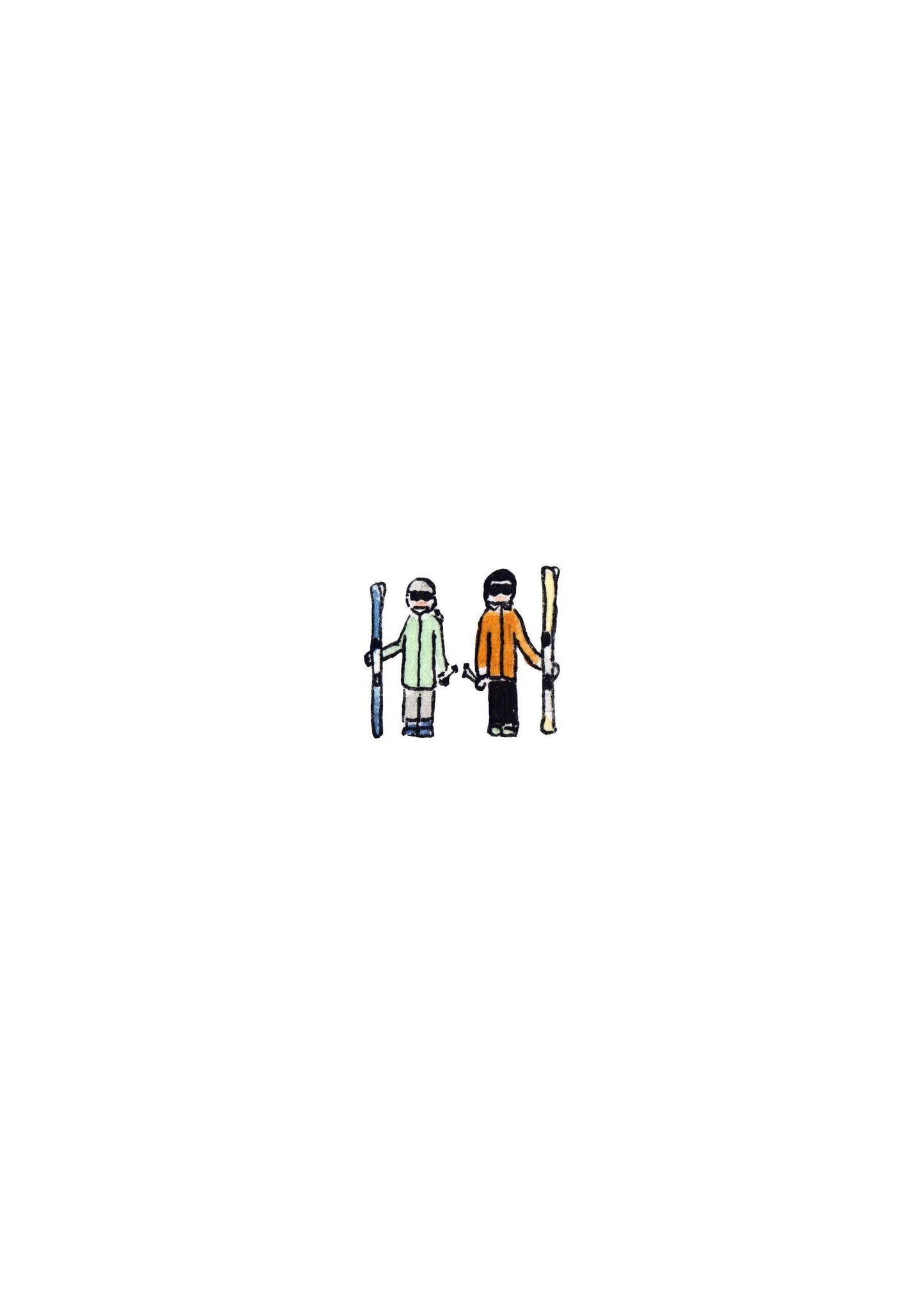 Skier Couple