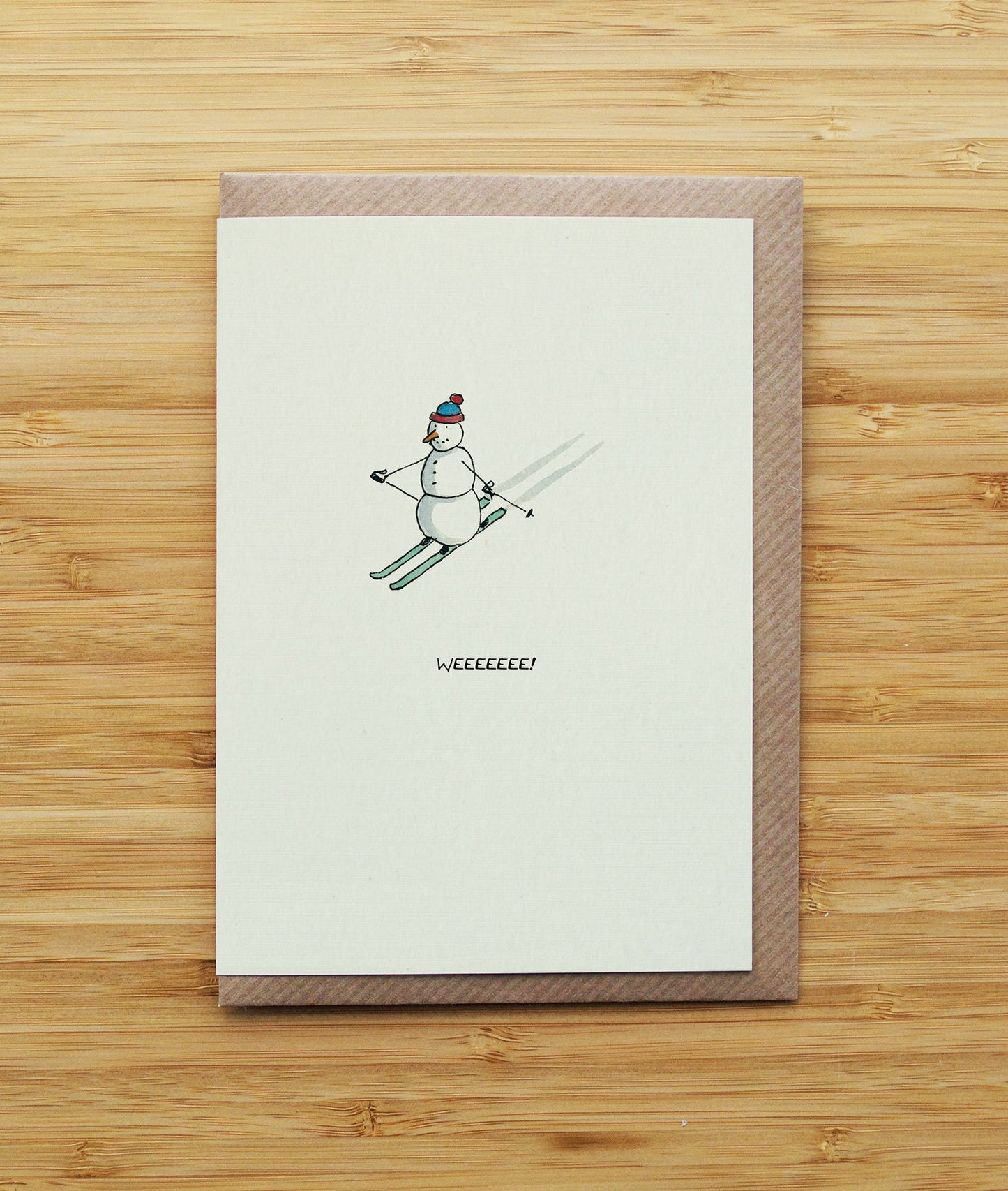 Snowman Skier Christmas