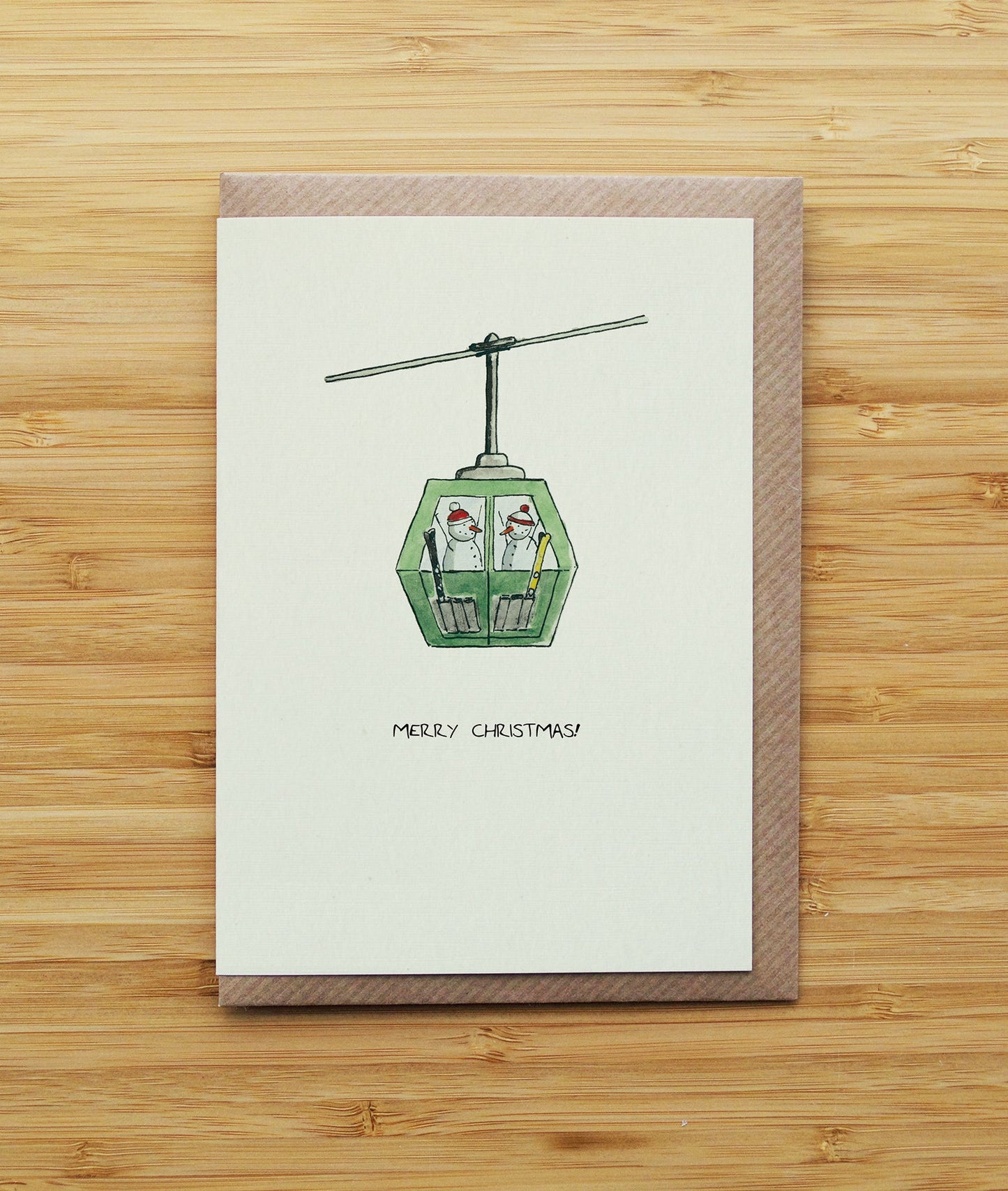 Snowman Gondola Christmas