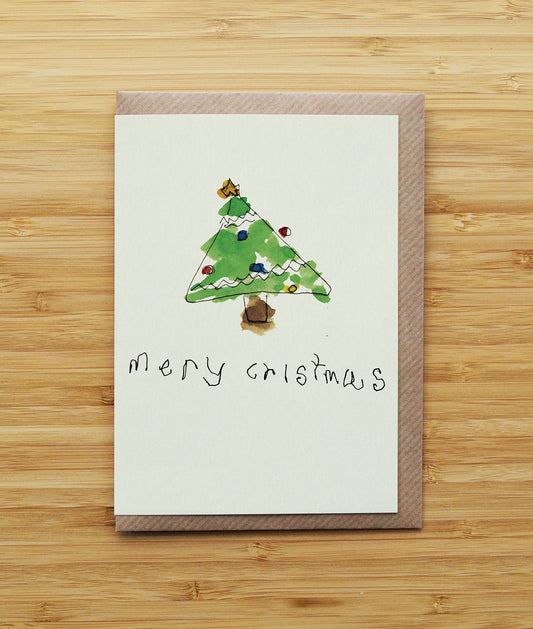 Badly Drawn Christmas Tree Christmas