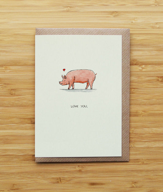Love Pig Standing