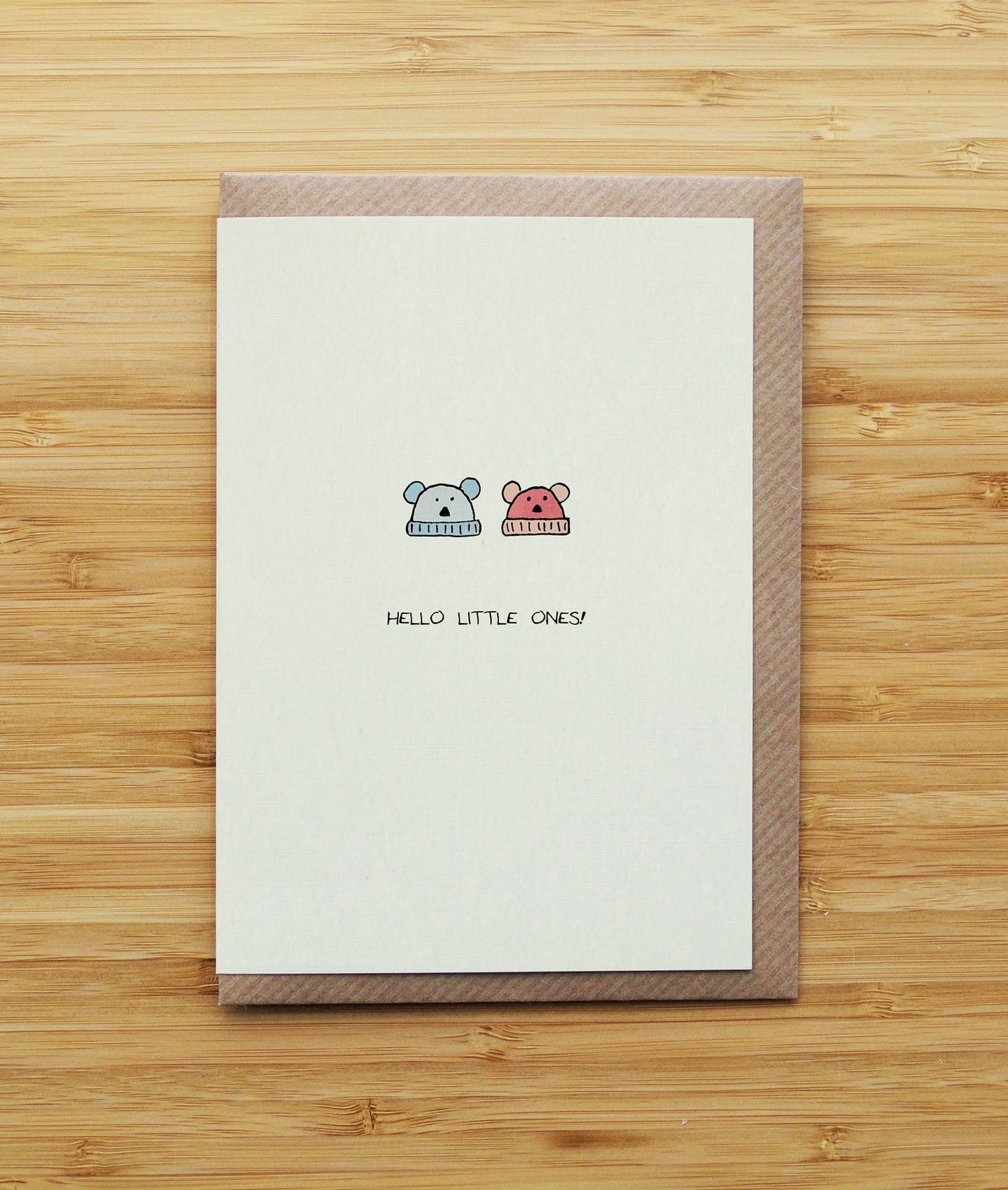 Baby Twin Hats Blue & Pink