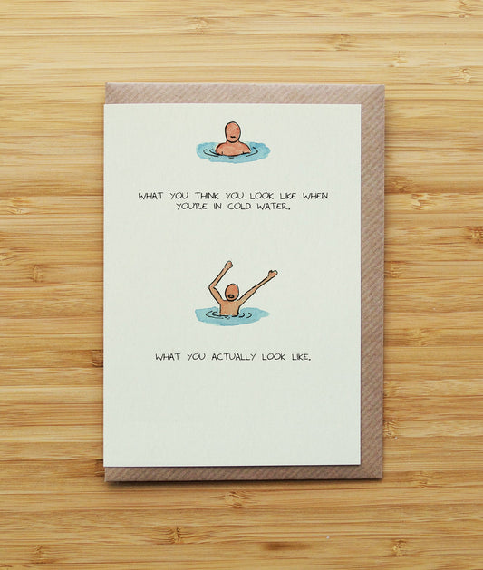 Cold Water Dipping Man