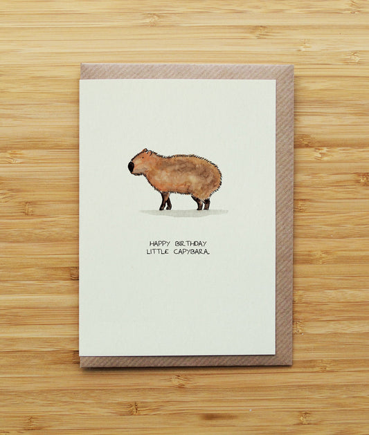 Capybara Birthday