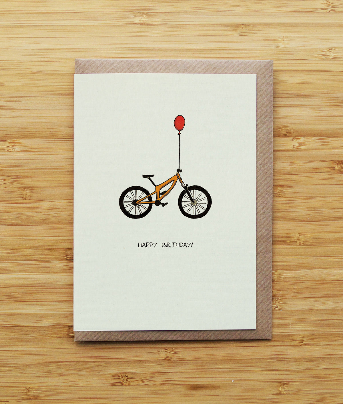 Mountain Bike Birthday - Orange