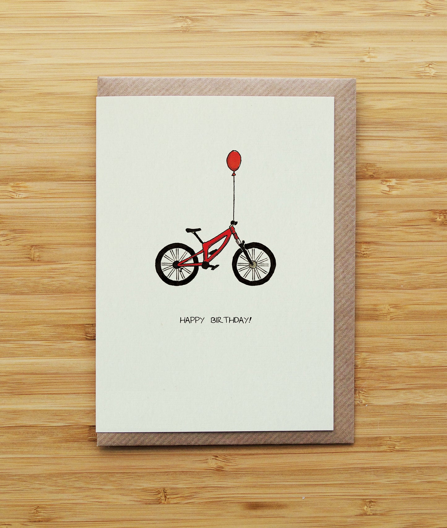 Mountain Bike Birthday - Red