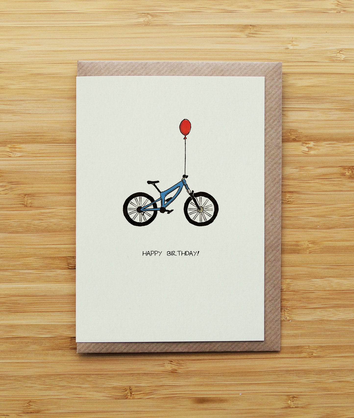 Mountain Bike Birthday - Blue
