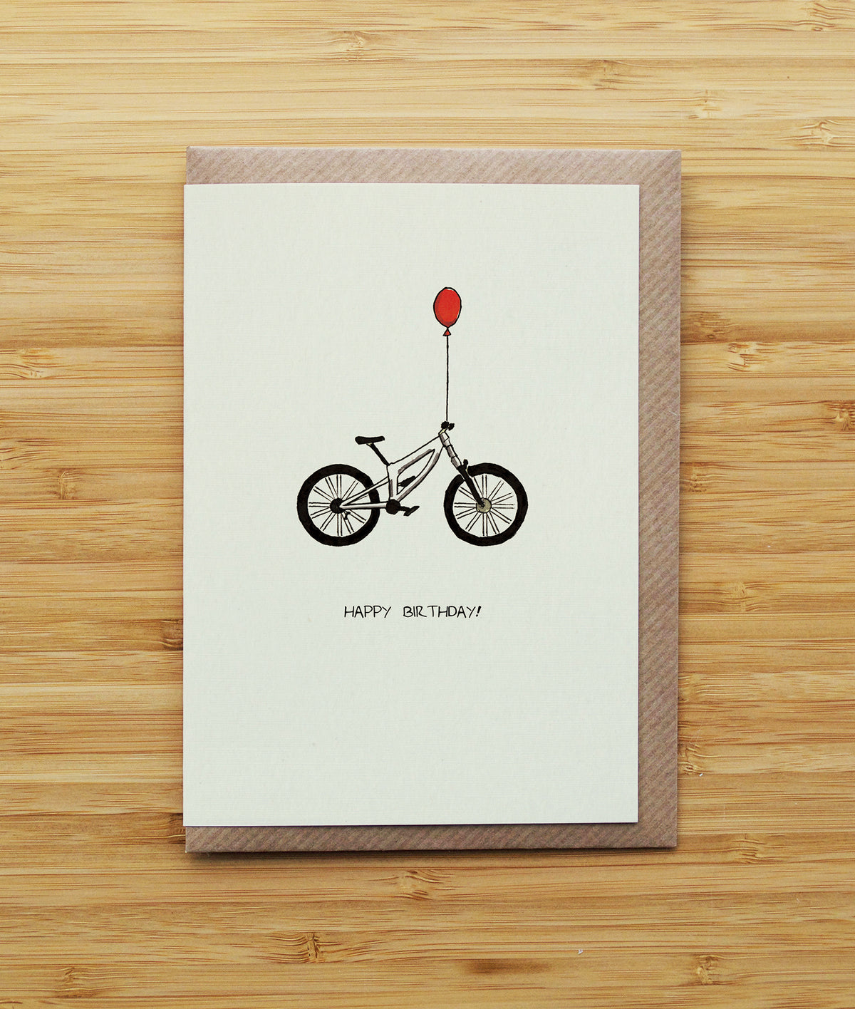 Mountain Bike Birthday - White