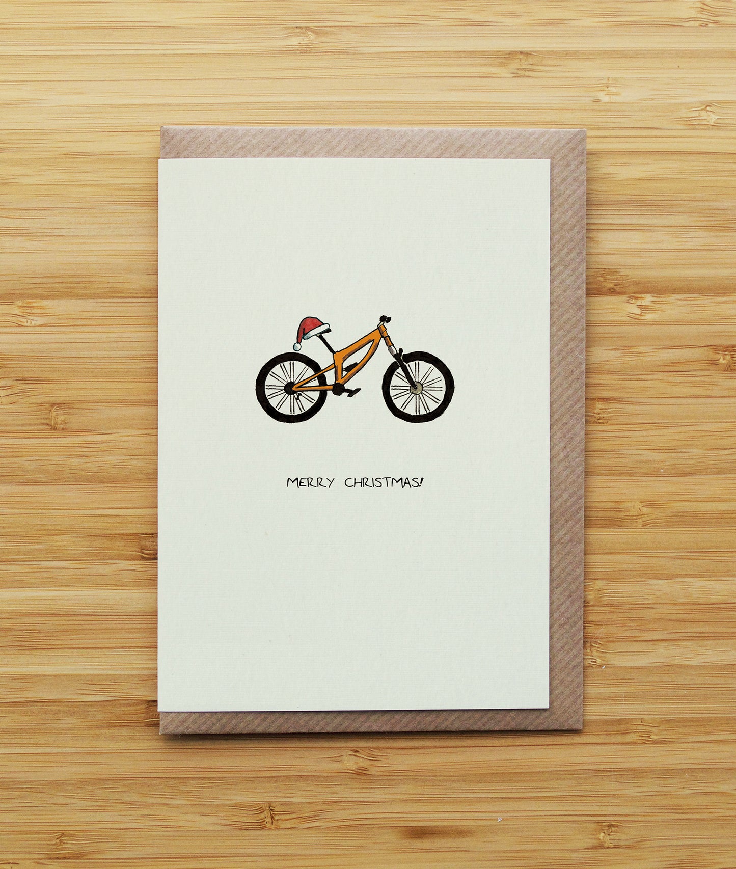 Mountain Bike Christmas - Orange