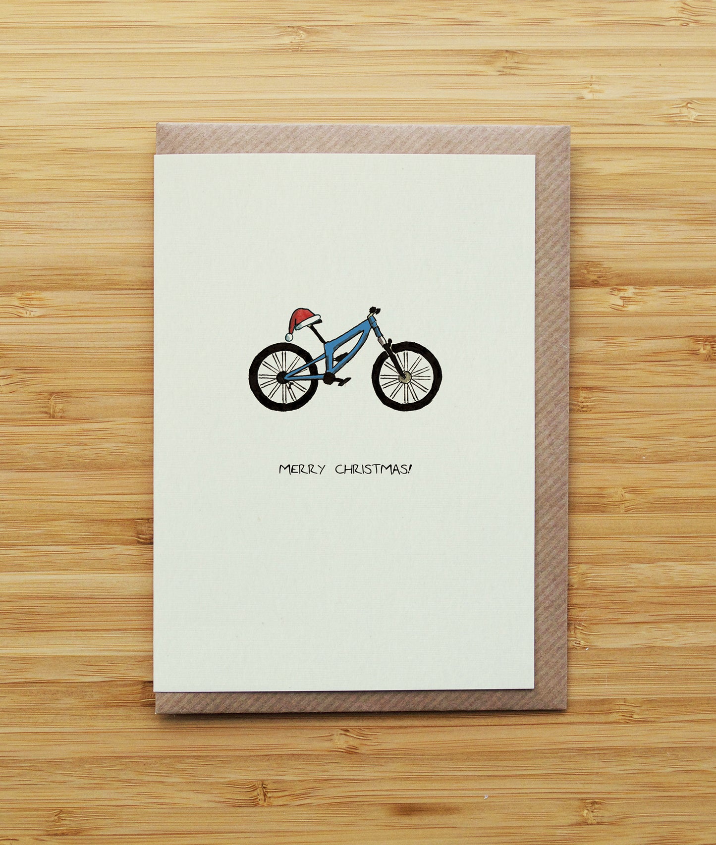 Mountain Bike Christmas - Blue