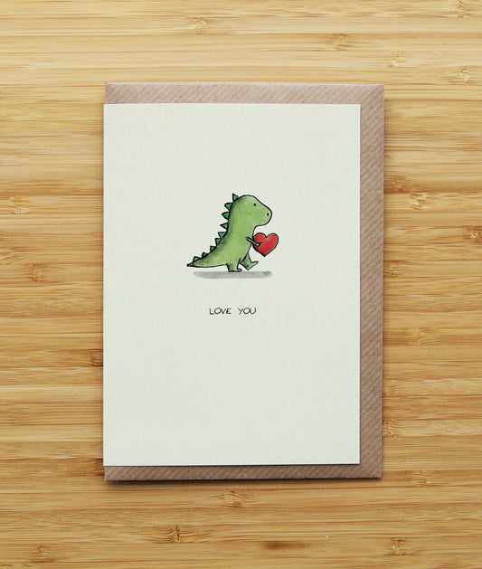T-Rex Walking with Heart