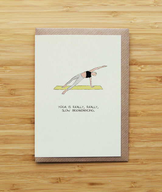 Yoga Breakdance Card