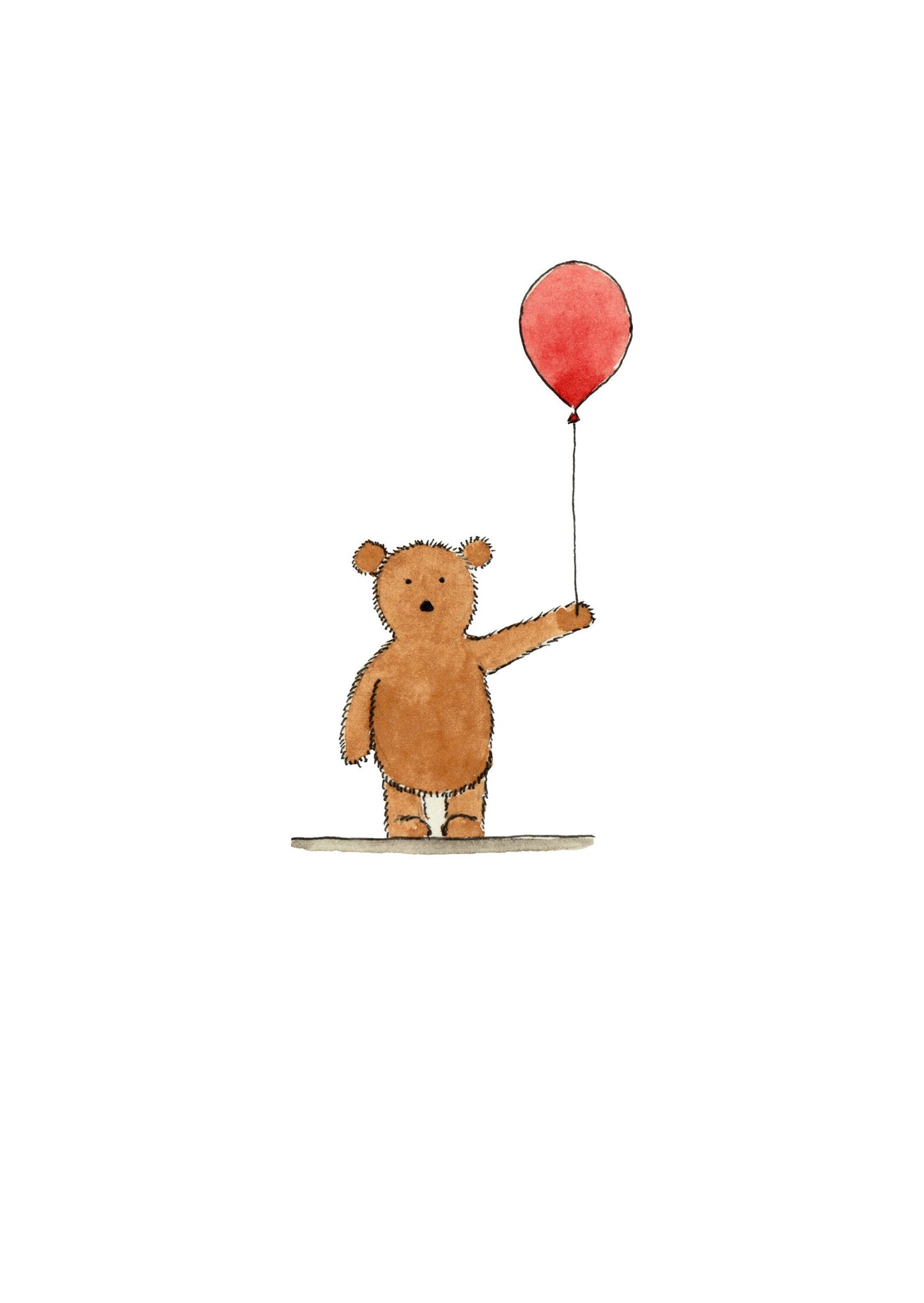 Teddy Bear and Balloon