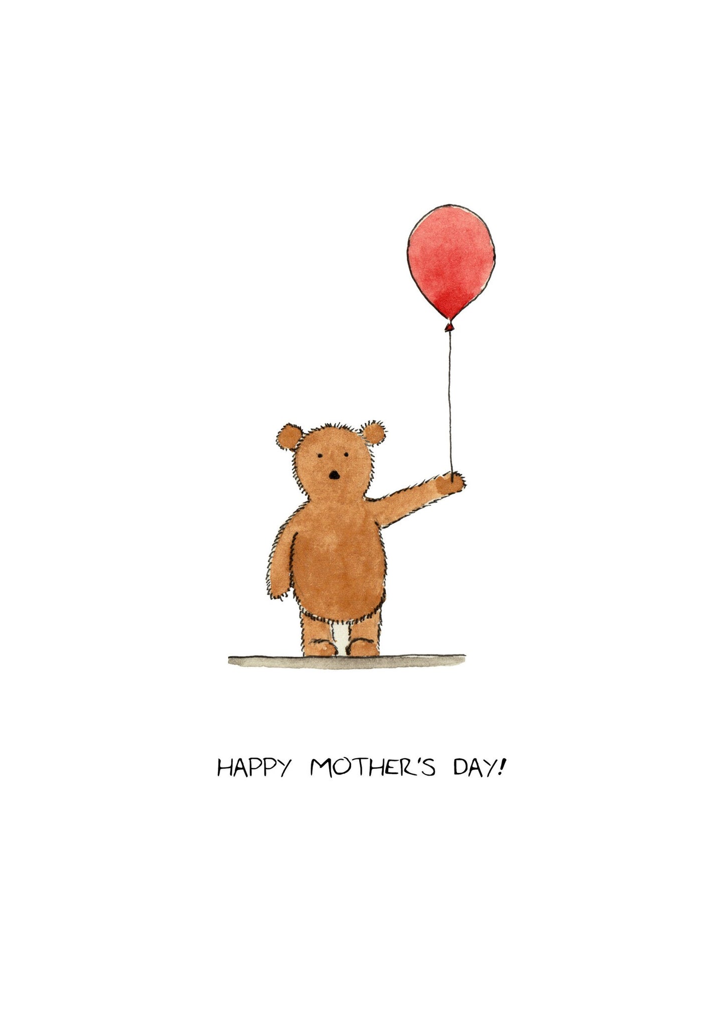 Teddy Bear and Balloon Mother's Day