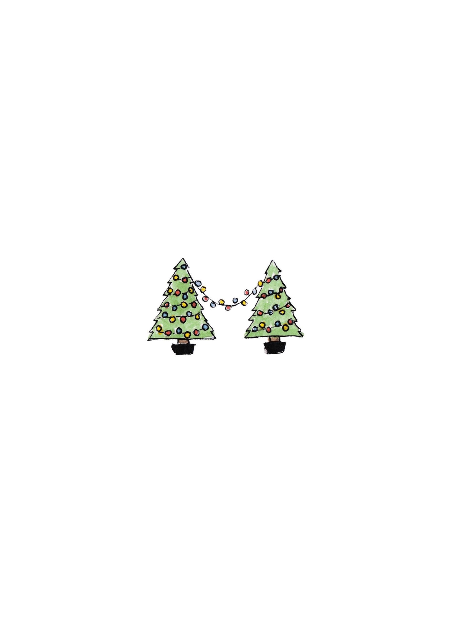 Two Christmas Trees