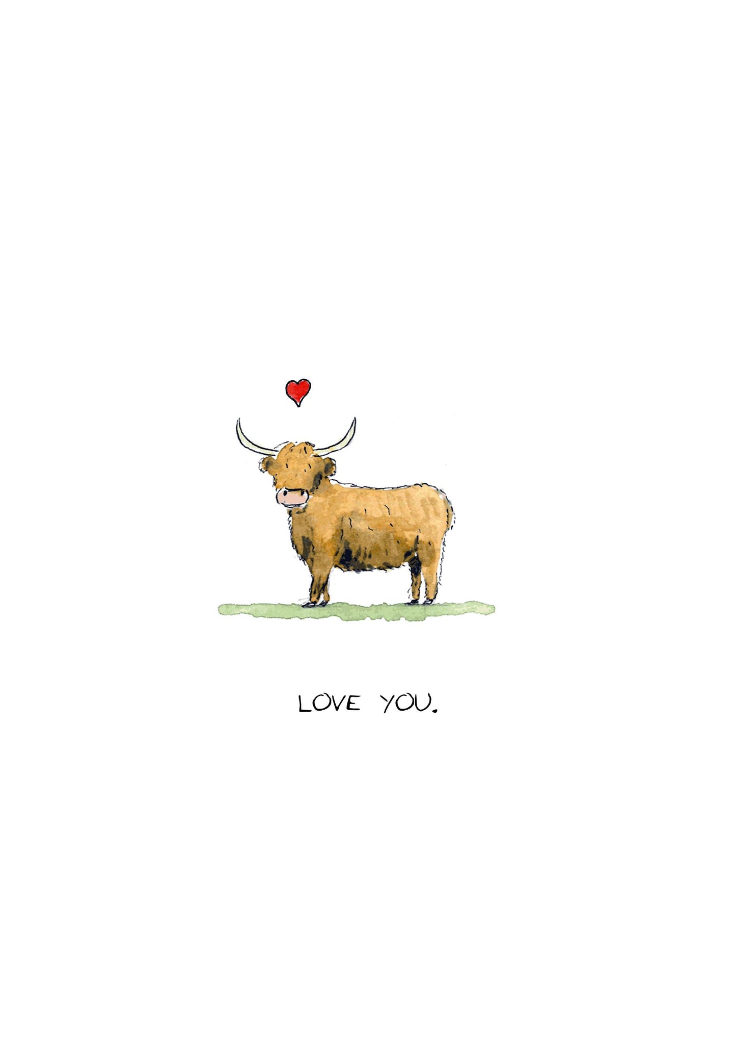 Love Highland Cow