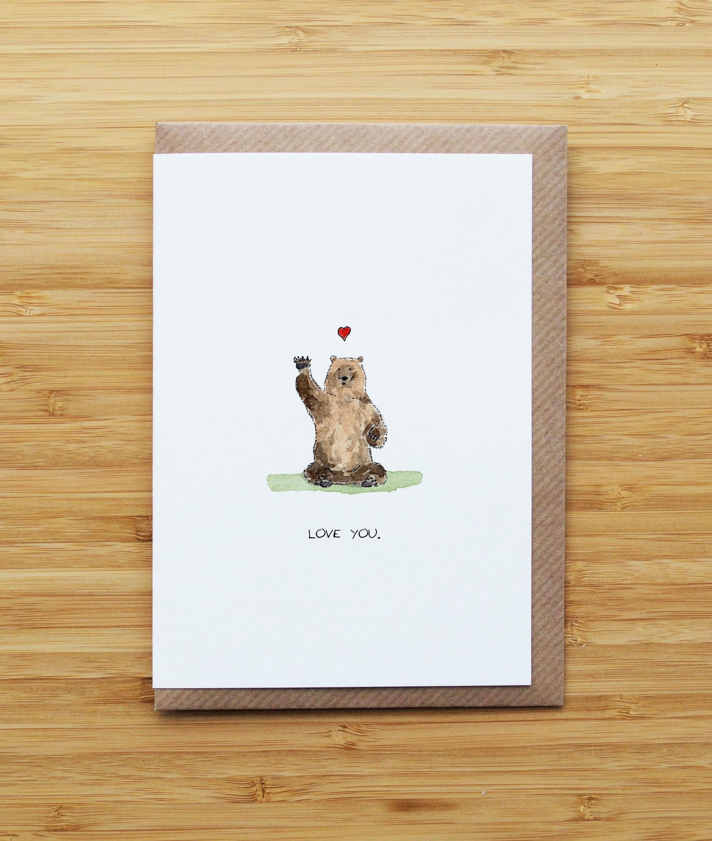 Love Waving Bear