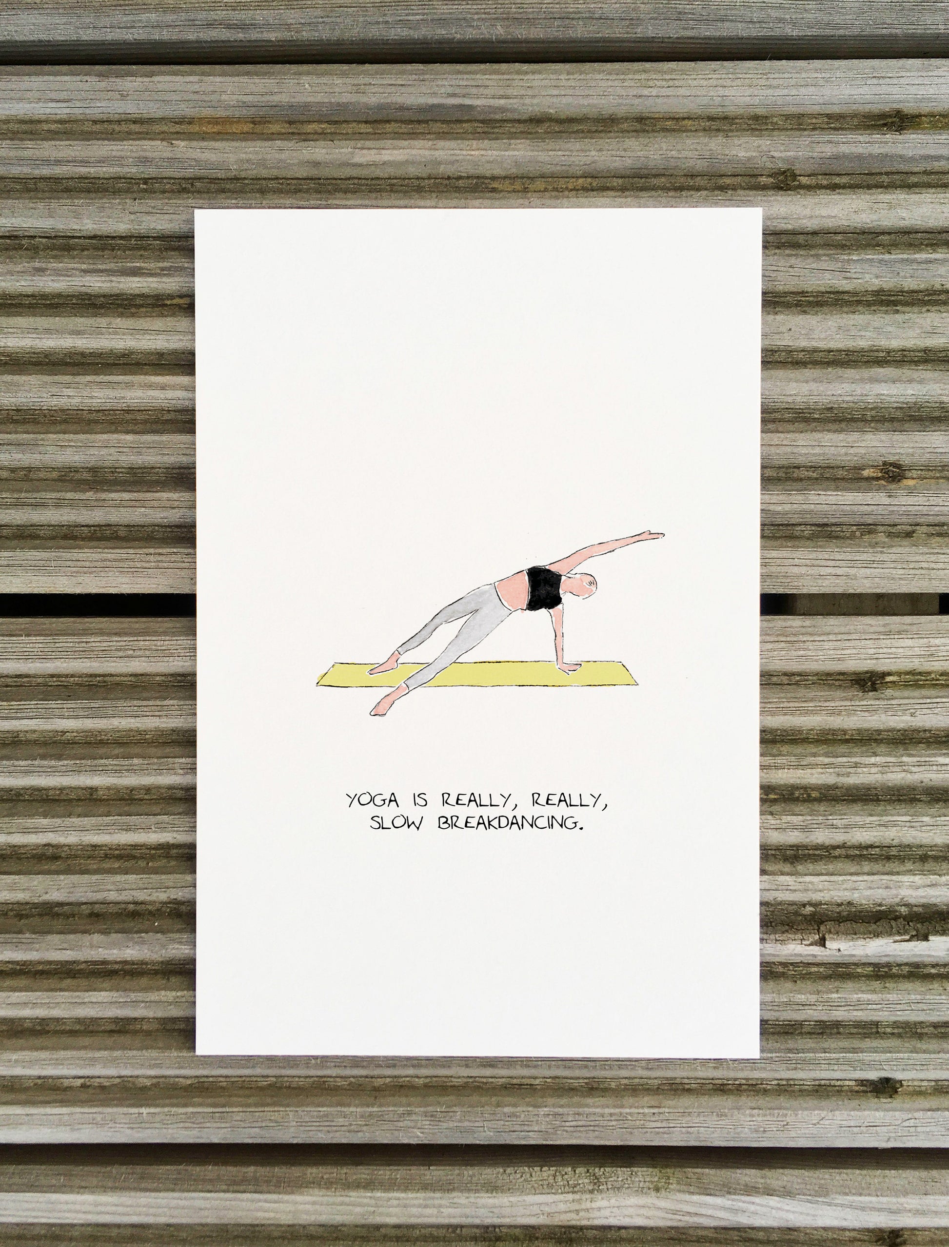 Yoga Breakdance Card