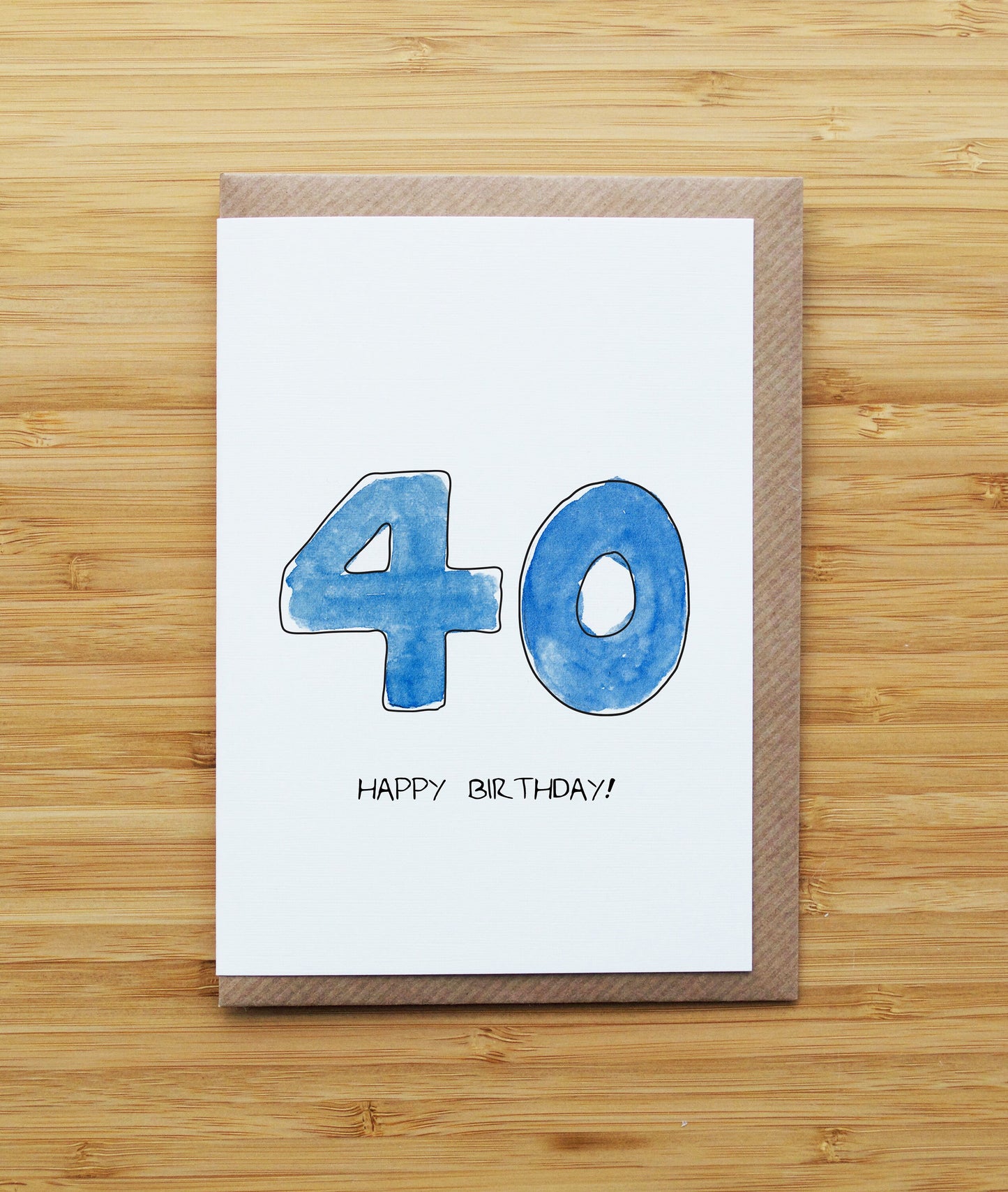 40th Birthday Card