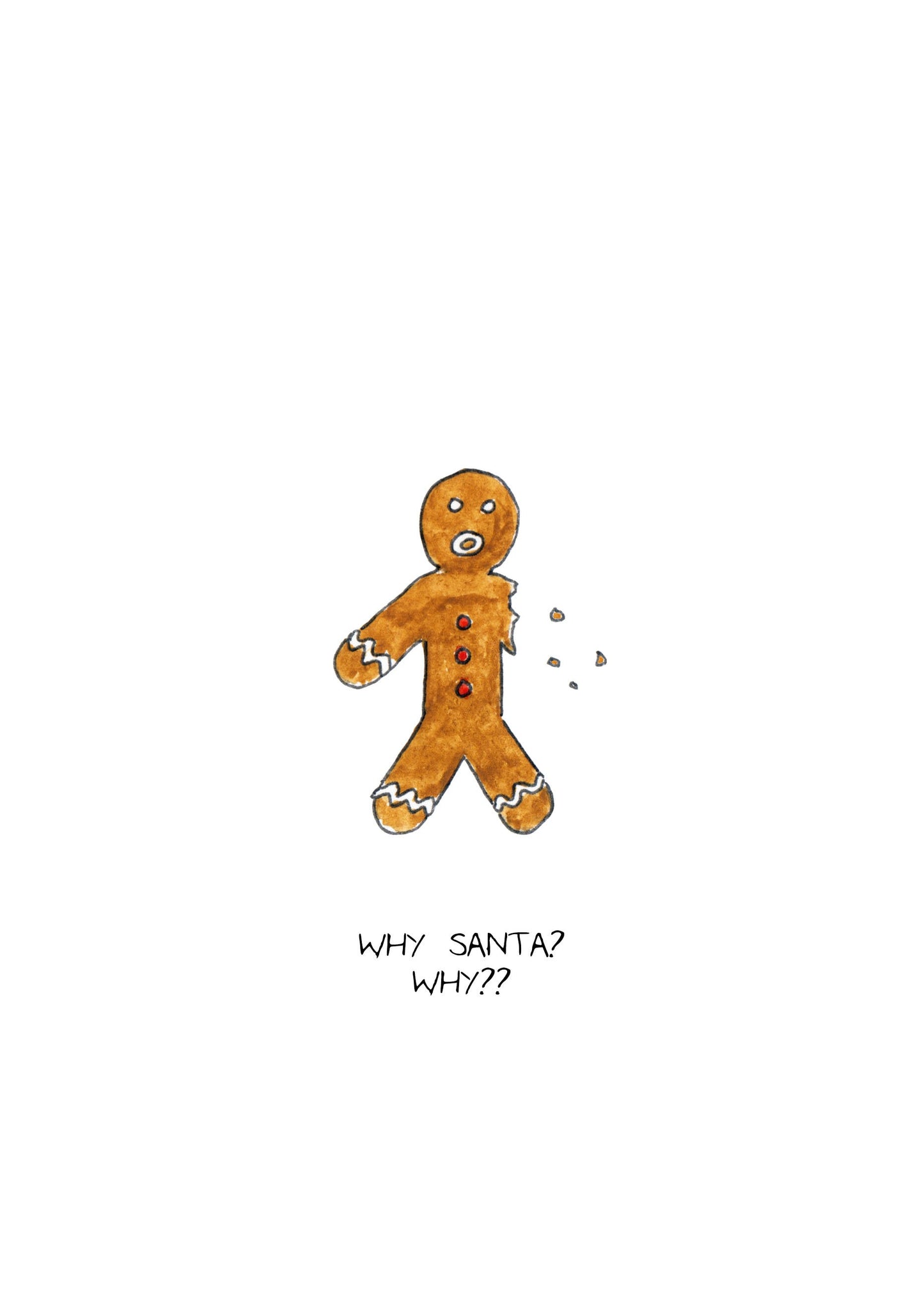 Gingerbread Man Bite