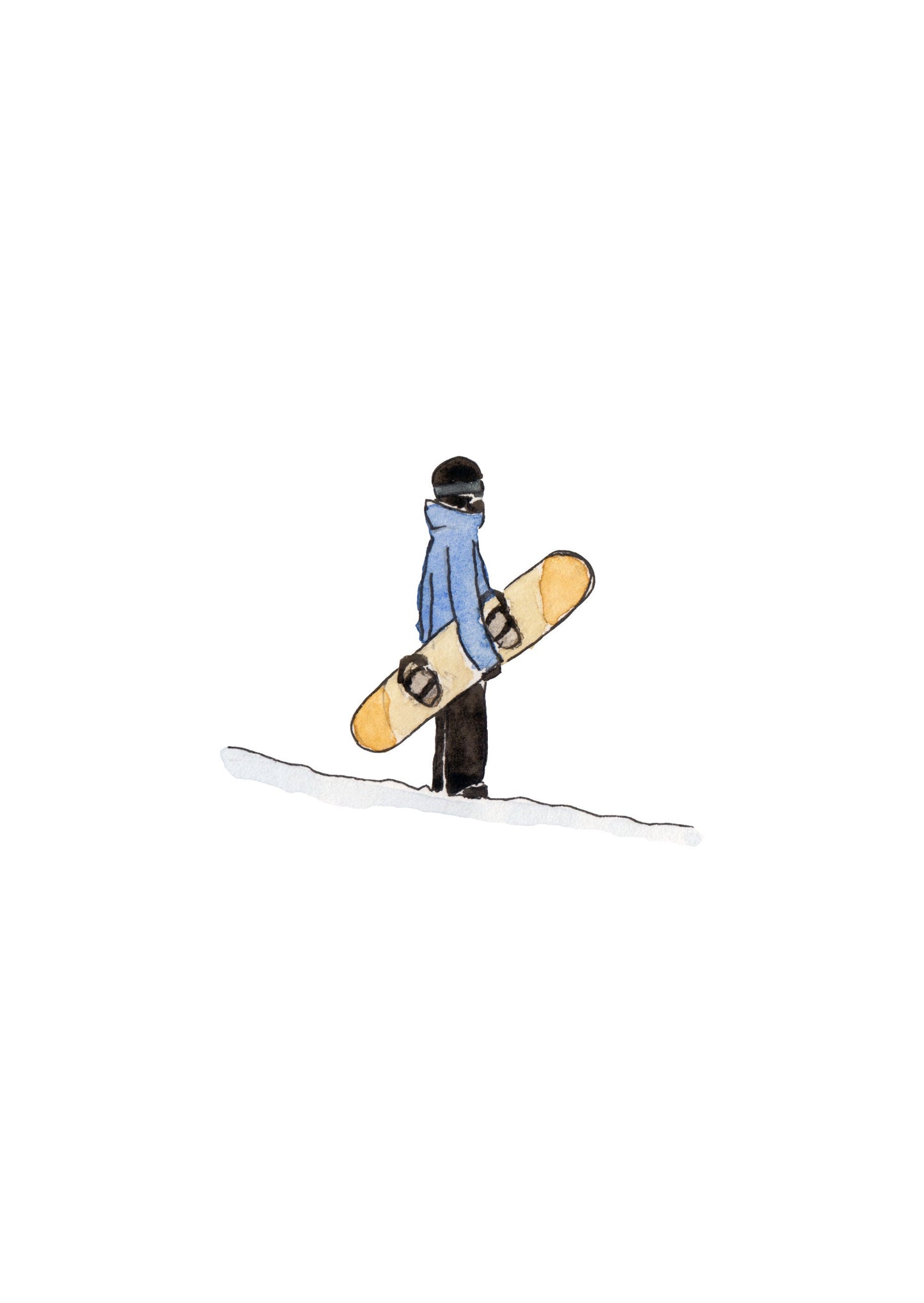 Snowboarder Standing