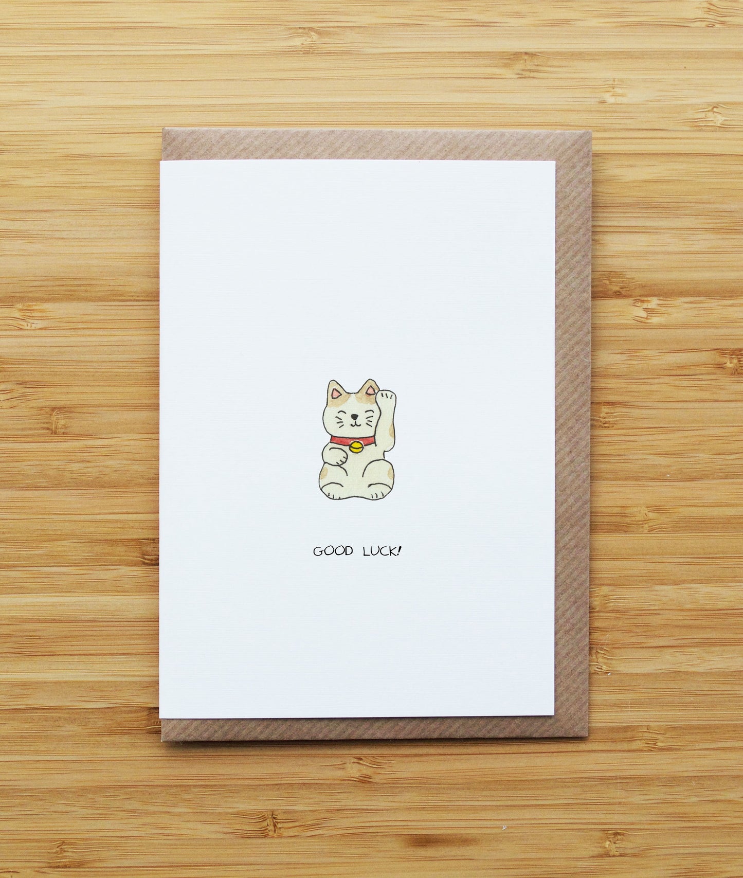 Lucky Cat Card or Print