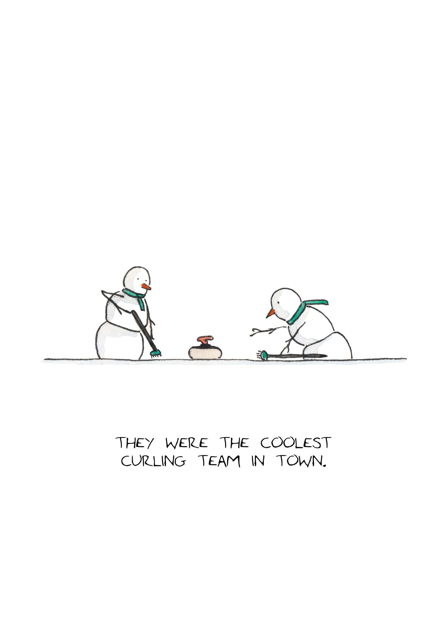 Snowman Curling