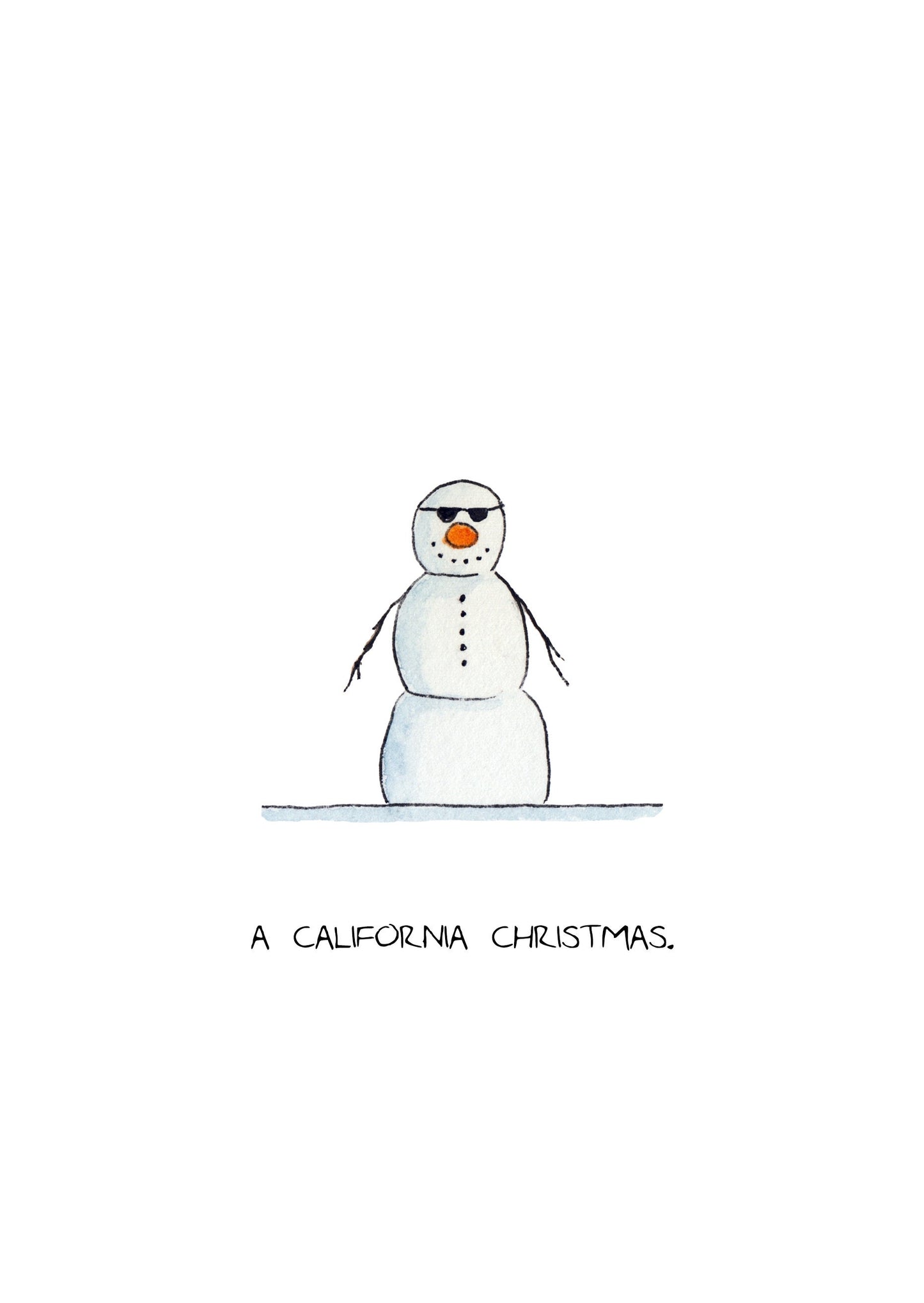 California Snowman