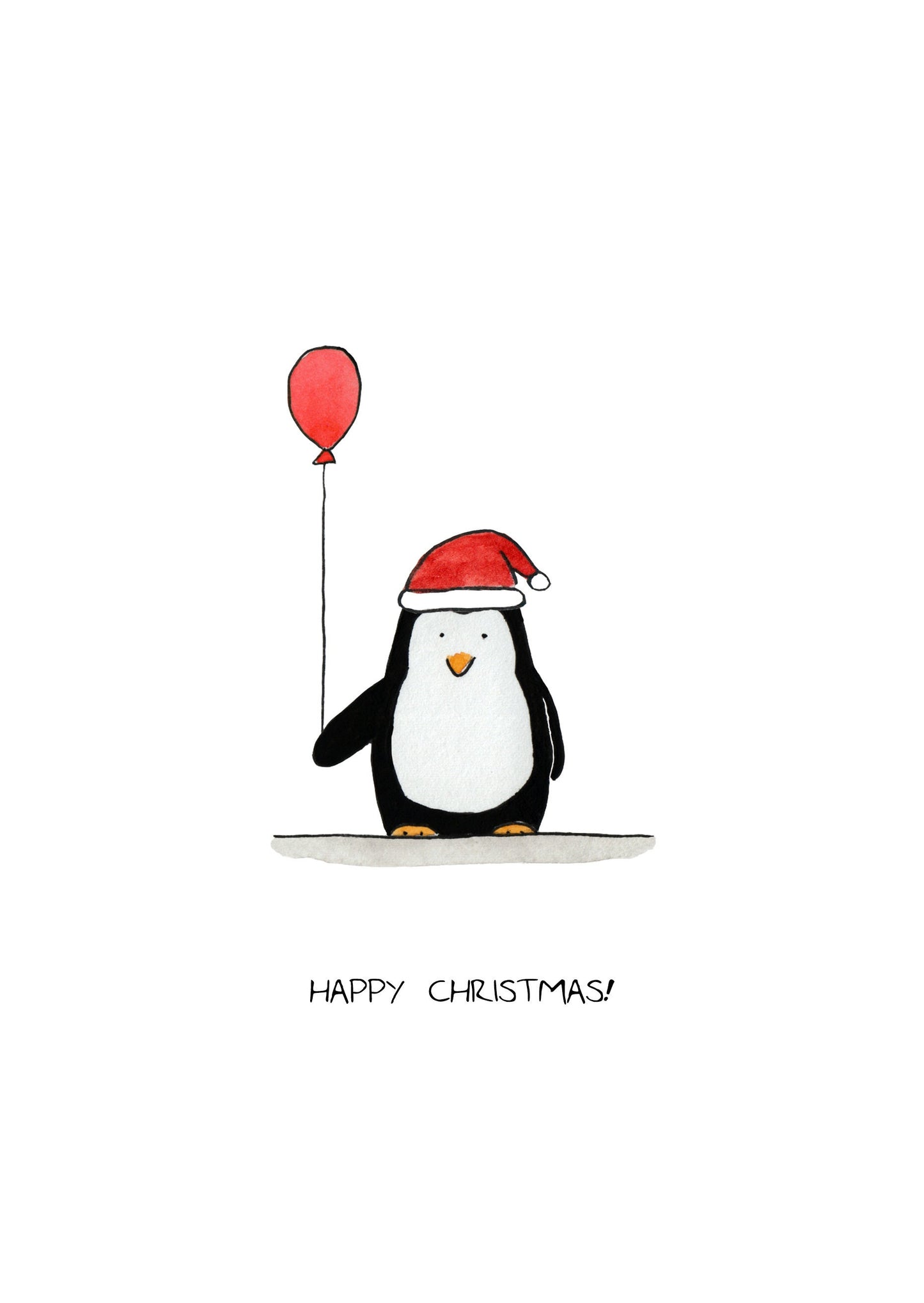 Penguin Balloon Christmas
